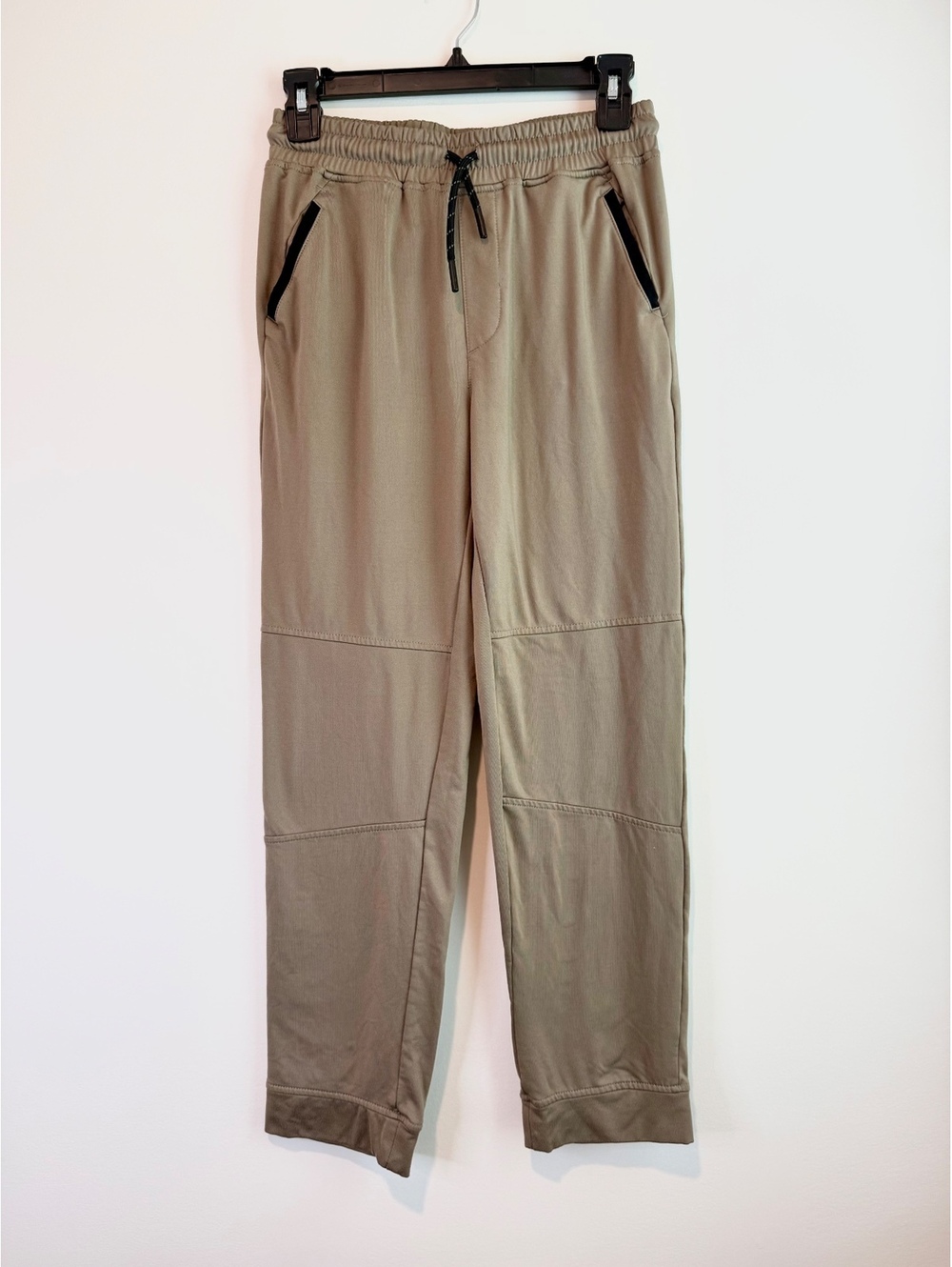 Runway Boys Beige Casual Pants Size 14 with Elastic Waist